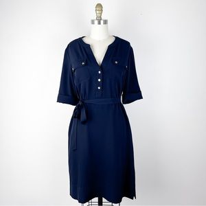 Jones New York • Popover Utility Shirt Dress • 8